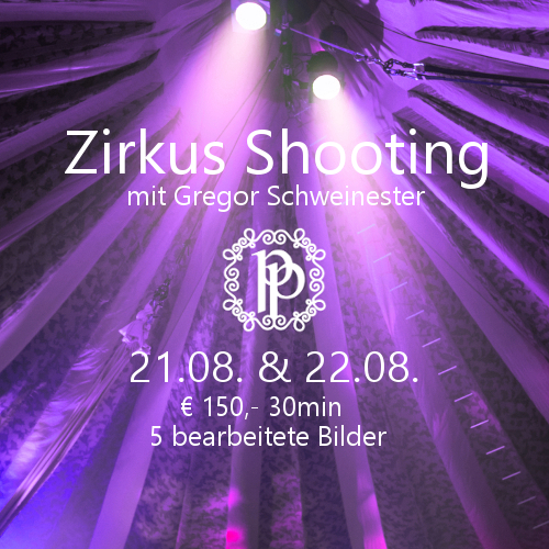 „Manege frei“ Shooting im Zirkuszelt mit Gregor Schweinester